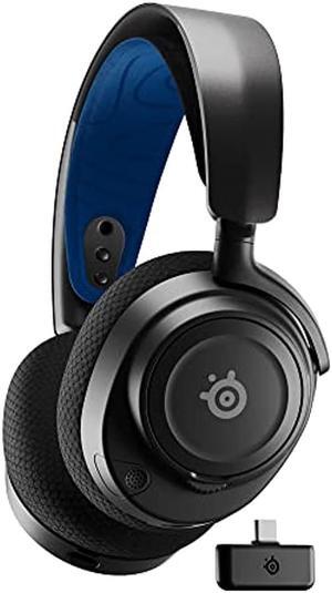 SteelSeries Wireless Gaming Headphones Voice chat enabled Simultaneous gaming and smartphone connectivity Dedicated PlayStation 5 model Arctis Nova 7P Wireless Sealed Switch PC PS5 PS4 Compatible AI N
