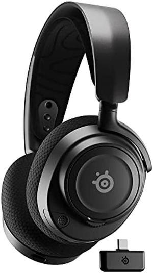 SteelSeries Wireless Gaming Headphones for Voice Chat Simultaneously Game and Phone Arctis Nova 7 Wireless Sealed Switch PC PS5 PS4 Compatible AI Noise Canceling Spatial Audio Hi-Fi Sound Adjustable 6