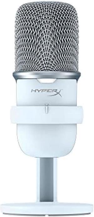 HyperX SoloCast USB Standalone Microphone White Telework / Streamer / Content Creator / For Gamers / PC, PS4, PS5 Usable Manufacturer 519T2AA