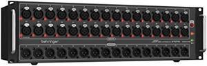 Behringer Stage box 32in / 16out AES50 connection Compatible with X32 MIDAS design preamplifier 32 units installed ULTRANET terminal installed AES / EBU digital input / output installed Rack mountable