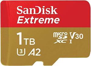 SanDisk microSDXC UHS-I card 1TB Extreme super high speed type (maximum reading 190MB/s writing maximum 130MB/s) SanDisk extreme SDSQXAV-1T00-GN6MN overseas package product