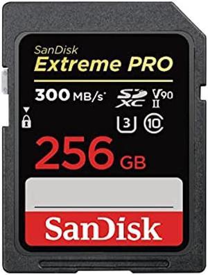 [SanDisk] SD Card 256GB SDXC Class10 UHS-II V90 Read Maximum 300MB/s SanDisk Extreme PRO SDSDXDK-256G-GHJIN New Package