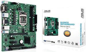 ASUS INTEL 10th Generation / 11th Generation CPU (LGA1200) Compatible Z590 Chipset microATX Business Motherboard Pro H510M-C / CSM Domestic Black