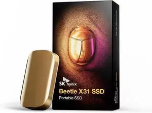 SK Hynix Beetle X31 1TB Portable SSD with DRAM up to 1050MB/s USB 3.2 Gen2 - OEM
