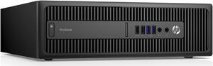 HP ProDesk 600 G2 SFF Grade A Desktop PC, Intel Core i5-6500 Professor, up to 3.6GHz, 16G DDR4 RAM, 512G SSD, 4K Support, VGA, DP, Wi-Fi, Bluetooth, Wired Keyboard and Mouse, Windows 10 Pro 64 bit