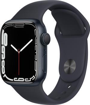 Refurbished Apple Watch Series 7 41mm GPS Only 32GB  Aluminum Midnight  Midnight Sport Band
