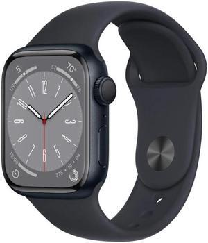 Apple Watch Series 8 45mm (GPS) 32GB - Aluminum Midnight + Midnight Sport Band M/L