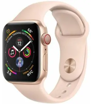 Apple Watch Series 4 44mm 16GB  Gold Stainless Steel + Pink Sand Band | GPS + Cellular