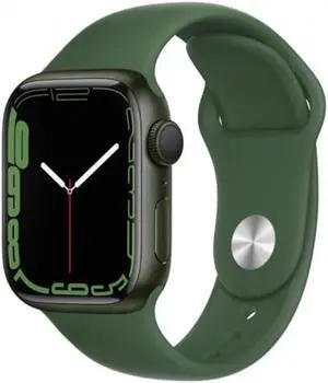 Apple Watch Series 7 41mm GPS + Cellular 32GB - Aluminum Green + Clover Sport Band