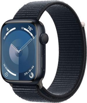 Apple Watch Series 9 45mm (GPS + Celluler) 64GB - Aluminum Midnight + Midnight Sport Loop Band M/L