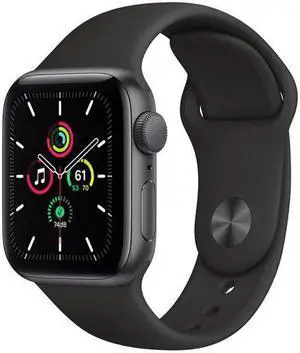 Apple Watch Series SE 40mm (GPS + Cellular) 32GB - Aluminum Space Gray + Black Band