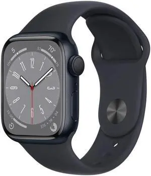 Apple Watch Series 8 41mm (GPS + Cellular) 32GB - Aluminum Midnight + Midnight Sport Band S/M