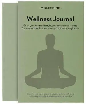 Moleskine Passion Journal, Wellness, Hard Cover, Large (5" x 8.25") Willow Green, 400 Pages