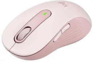 Logitech Signature M650 Mouse - Optical - Wireless - Bluetooth/Radio Frequency - Rose - USB - 2000 dpi - Scroll Wheel - 5 Button(s) - 5 Programmable Button(s) - Medium Hand/Palm Size