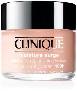 Clinique Moisture Surge 100H Auto-Replenishing Hydrator Oil Free Face Moisturizer | With Hyaluronic Acid, Aloe Bioferment and Vitamins C + E | For All Skin Types | Hydrating + Moisturizing