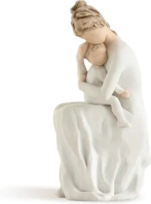 Willow Tree for Always, Now and for Always, I Carry You in My Heart, Celebrates Love Between Mother and Child, Reminder of Special Time of Life, Sculpted Hand-Painted Figure