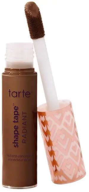 tarte shape tape radiant concealer  Medium-Coverage, Radiant Finish for Under Eye Concealer for Dark Circles, Fine Lines, Redness & Discoloration, Hydrating, Vegan, Cruelty Free 60N Mahogany
