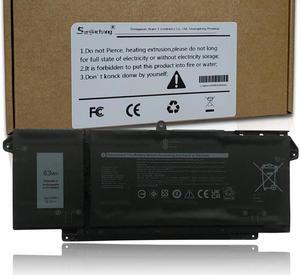 7FMXV Laptop Battery Replacement Applicable for Dell Latitude 5320 7320 7420 7520 Latitude 5340 2-in-1/7320 2-in-1/4420 2-in-1 P134G001 P135G001 P138G001 0TN2GY 9JM71 4M1JN 1PP63 MHR4G 63Wh 15.2V