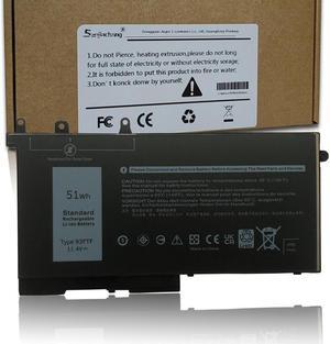 51Wh 93FTF Laptop Battery Replacement for Dell Latitude 5280 5480 5580 5590 5490 5288 5290 5488 E5280 E5480 E5580 E5490 E5590 E5290 Precision 15 3520 3530 Series D4CMT 4YFVG 83XPC 083XPC