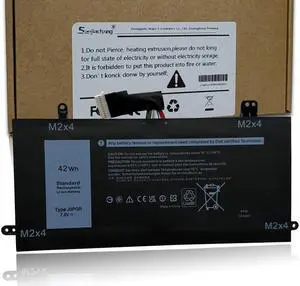 J0PGR Laptop Battery for Dell Latitude 12 5285 5290 2-in-1 T17G T17G001 T17G002 Series JOPGR 0J0PGR 1WND8 X16TW 0X16TW RDYCT 0RDYCT 0FTH6F FTH6F 0FTG78 FTG78 0R9XM9 R9XM9 7.6V 42Wh