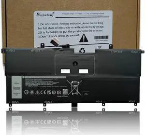 NNF1C 7.6V 46Wh Laptop Battery for Dell XPS 13 2 in 1 9365 XPS 13 9365 2-in-1 2017 XPS 13-9365-D1605TS D1805TS D2805TS D3605TS D3805TS D4605TS Series HMPFH 0NNF1C NP0V3 0HMPFH P71G P71G001