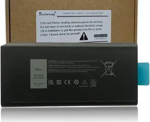97Wh X8VWF Battery Replacement for Dell Latitude 14 Rugged 5404 5414 E5404 Extreme 7404 7414 E7404 Series P45G P46G P46G001 P46G002 CJ2K1 VCWGN 4XKN5 YGV51 DKNKD XN4KN XRJDF 453-BBBE 453-BBBD