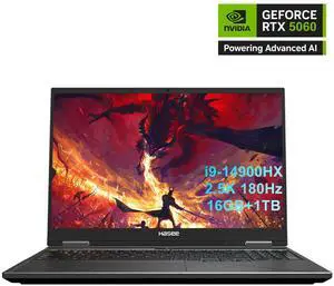 Hasee T8 Pro Gaming Laptop - 16" QHD+ 180hz - Intel i9-14900HX - GeForce RTX 5060 - 16GB DDR5 RAM - 1TB SSD-Windows 11 Home Hasee T8 Pro Gaming Laptop - 16" QHD+ 180hz - Intel i9-14900HX - GeForce RTX 5060 - 16GB DDR5 RAM - 1TB SSD-Windows 11 Home