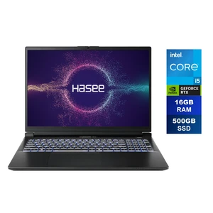 Hasee T8 Gaming Laptop -16" 165Hz Display-GeForce RTX 5050 Laptop GPU-Intel i5-14450HX-16GB Memory-500G NVMe SSD-Wi-Fi 6-Win11 Home Hasee T8 Gaming Laptop -16" 165Hz Display-GeForce RTX 5050 Laptop GPU-Intel i5-14450HX-16GB Memory-500G NVMe SSD-Wi-Fi 6-Win11 Home