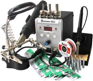 8586 Electric Hot Air Soldering Station 700W Rework Hot Air Gun For Welding Repair