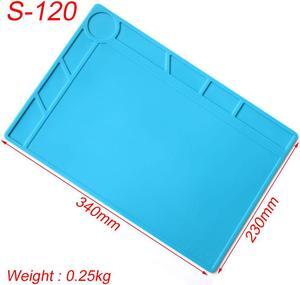 S-120 New Heat Insulation Working Mat Heat-resistant Soldering Station Repair Insulation Insulator Silicone Pad Maintenance Platform