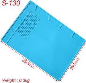 S-130 Mobile Phone Repair Heat Insulation Work Pad BGA Soldering Station Repair High Temperature Insulation Pad Silicone Pad