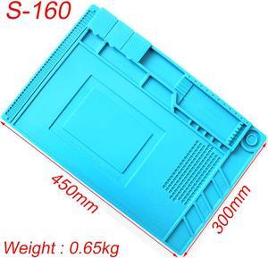 S-160  Mobile Phone Repair Heat Insulation Work Pad BGA Soldering Station Repair High Temperature Insulation Pad Silicone Pad
