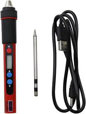 Portable Digital LCD USB Soldering Iron 5V 10W Ferrode Solda Adjustable Temperature Solder Iron Welding Tools