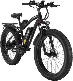 GUNAI MX02S 1000W 26’’ Fat Tire Electric Bike with 48V 17Ah Removable  Battery