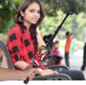 All-aluminum alloy Selfie Stick, 14.8-44.1 Extension Pole Compatible with Outdoor Sport Camera, Phones All-aluminum alloy Selfie Stick, 14.8-44.1 Extension Pole Compatible with Outdoor Sport Camera, Phones