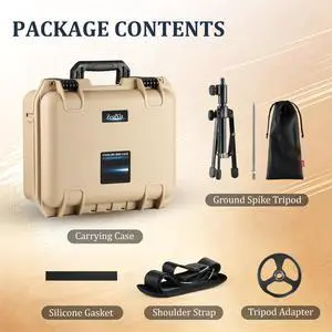 Starlink Mini Travel Case Kit, Waterproof Hard Shell Carrying Case with Tripod & Ground Spike, Shockproof Storage Bag for Starlink Mini Dish Accessories, Camping RV Hiking Outdoor Gear Starlink Mini Travel Case Kit, Waterproof Hard Shell Carrying Case with Tripod & Ground Spike, Shockproof Storage Bag for Starlink Mini Dish Accessories, Camping RV Hiking Outdoor Gear
