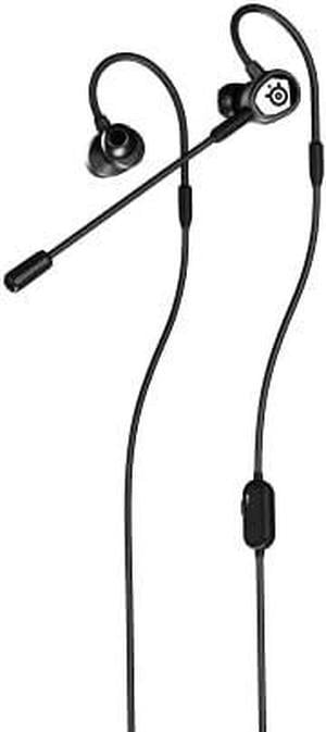 SteelSeries Tusq in-Ear Mobile Gaming Headset \u2013 Dual Microphone with Detachable Boom Mic \u2013 Ergonomic Suspension Design Earphones \u2013 for Mobile