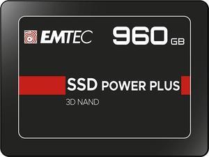 EMTEC 960GB X150 Power Plus 3D NAND 2.5 SATA III Internal Solid State Drive (SSD) ECSSD960GX150