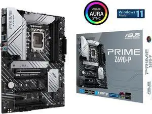 ASUS Prime Z690-P Intel LGA 1700 DDR5 ATX Motherboard ASUS Prime Z690-P Intel LGA 1700 DDR5 ATX Motherboard