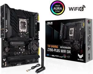 ASUS TUF Gaming Z790-Plus WiFi D4 Intel LGA 1700 ATX Motherboard ASUS TUF Gaming Z790-Plus WiFi D4 Intel LGA 1700 ATX Motherboard