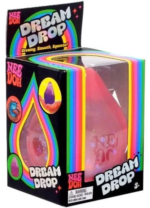 Schylling NeeDoh Dream Drop - 3" Tall - Pink Sensory Squeeze Toy Schylling NeeDoh Dream Drop - 3" Tall - Pink Sensory Squeeze Toy