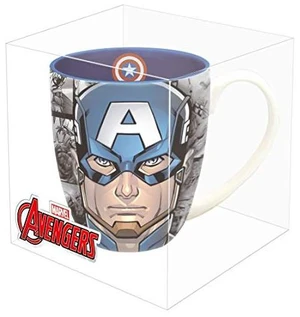 Captain America Cartoon Face Mug Captain America Cartoon Face Mug