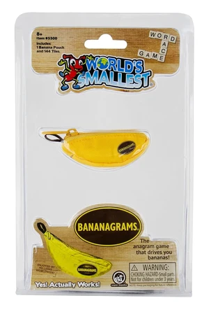 World's Smallest Bananagrams Word Game World's Smallest Bananagrams Word Game