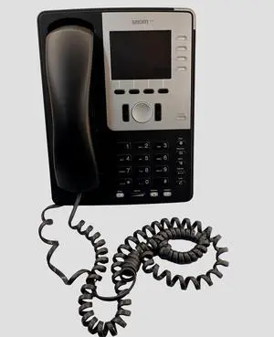 Snom 821 SIP VoiP Black 12-Line Color Display Gigabit Phone Base Handset PoE
