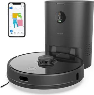 Neabot N2 Robot Vacuum and Mop with Self-Empty Base, Lidar Navigation, 5200mAh Battery, WI-FI Connected, Smart Mapping, Select Room, NO-go Zone, Compatible with Alexa and Google Assistant.
