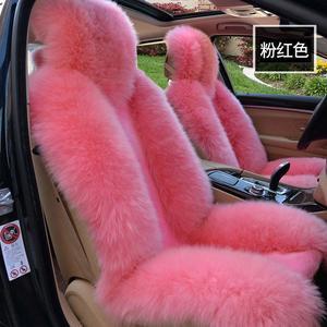 1pcs Genuine Australia Sheepskin Seat Covers For Cars Suv Sideless Warm Lambskin Fur car Seat Cover Unviersal Fit Winter