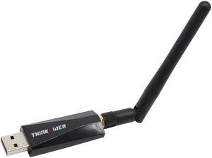 ThinkRider USB ANT+ Stick Dongle Adapter Wireless Receiver for Wahoo,Suunto, Zwift, TacX,Bkool, TrainerRoad,Work with any ANT+  Bicycle Trainer