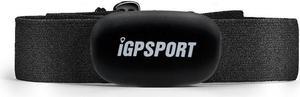 IGPSPORT HR40 Heart Rate Monitor Chest Strap - Black, Small | 40-240BPM Bluetooth + ANT+ Cycling Accessory, IPX7 Waterproof