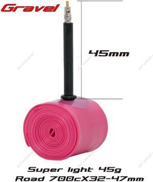 brobike RideNow 45g TPU 29inch MTB and Road Bike Inner Tube with Presta Valve 45mm - Superlight Cycling Accessory in Pink