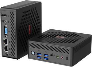 ACEMAGIC S1 Mini PC with LCD Screen, Intel Alder Lake-N100 (up to 3.4GHz),  16GB DDR4 512GB M.2 SSD Vertical Mini Computer, Mini Tower PC with RGB
